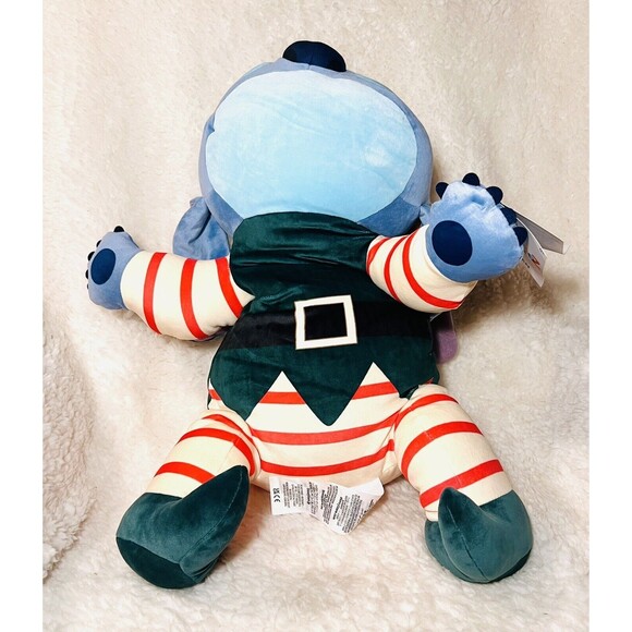 24" Large Stitch Holiday Cuddleez Plush Disney Christmas Elf New - Picture 9 of 10